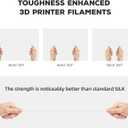 FLASHFORGE PLA Filament 1.75mm, 3D Printer Filament 1kg (2.2lbs) Spool, Dimensional Accuracy +/- 0.02mm, 3D Printing Filament Easy to Use and Fits for Most FDM 3D Printers (Natural)