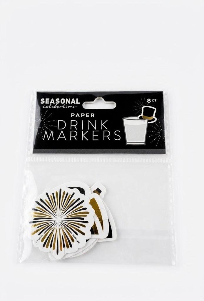 Seasonal Celebrations Paper Drink Markers