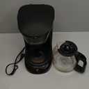 Amazon Basics Coffee Makers, 12-Cup Coffee Machines with Reusable Filter, Coffee Pots, Black & Stainless Steel