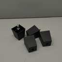 Murtenze 4Pack 3 inch Sofa Legs, Square Tapered Plastic Couch Legs Replacement Furniture Legs with M8 Hanger Bolts for Chair Sofa Dresser Cabinet Loveseats Ottoman Bed