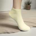 Women's Cotton Ankle Socks, Breathable Moisture-Wicking Sports Running Casual No Show Socks 5/10 Pairs (US, Numeric, 5, 9, Regular, Regular, 5, light green, pink, light blue, black, white)