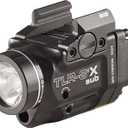 Streamlight 69417 TLR-8 X sub 500-Lumen Rail-Mounted Tactical Weapon Light with Integrated Red Aiming Laser Exclusively for Sig Sauer P365/XL Closed Rail Systems Only, Black