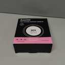 Auxmir 2025 Upgraded 30X Magnifying Mirror with Light, Makeup Mirror with 2-Level Lights, Vanity Mirror with Power Suction Cup and Tweezers, 360 Swivel, Portable Bathroom Mirror for Home Travel