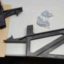 2x4basics 90172 Custom Dekmate Bench Bracket, Black, 2 Pack