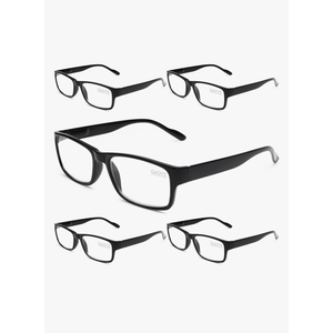 Gaoye Professional Reading Glasses for All Day - Computer Readers with Blue Light Protection - Value Pack, 0