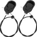 APACALI Recliner Pull Handle Replacement Set of 2, Fits Most Brands (4.75in) - Black