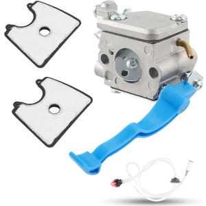 125B Carburetor for Husqvarna 125B 125BVX 125BX Leaf Blower Trimmer Replaces Zama C1Q-W37 Air Filter Carb with Fuel Line Kit #590460102