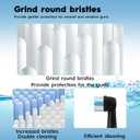 Replacement Heads Compatible with Oral B iO 3 4 5 6 7 8 9 10 Series Electric Toothbrush, 8 Pack, Black