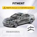 Front Lower Control Arm Compatible With Subaru Legacy Outback All Trim Levels 2010-2014 522-831 522-832