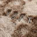 Hutha 6x9 Large Area Rugs for Living Room, Super Soft Fluffy Modern Bedroom Rug, Tie-Dyed Brown Indoor Shag Fuzzy Carpets for Girls Kids Nursery Room Home Decor