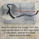 DSQSMR Snake Trap Cage Humane Snake Catcher All Kinds of Snakes -Reusable