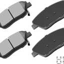 cciyu D1444 Front Ceramic Disc Brake Pads Kit Fit For Hyundai For Sonata 2011-2015,For Kia For Optima 2011-2016 4PCS