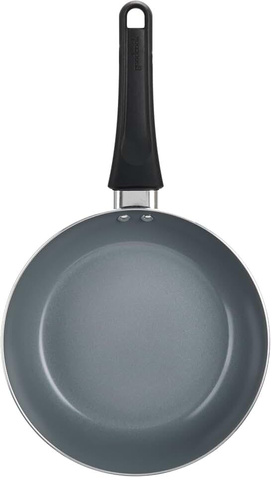 GoodCook Everyday Fry Pan Ceramic Nonstick Aluminum Construction for Even Heating Non-Toxic PTFE & PFOA Free, 8-Inch, Black