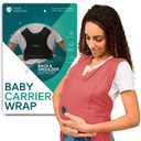 Koala Babycare Baby Carrier Wrap, Easy to Wear As a T-Shirt - Original Baby Carrier Newborn to Toddler - Sling One Size Fits All - Baby Wraps Carrier Up to 22lbs