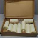 Flickering Flameless Candles Battery Operated with Remote and 2/4/6/8 H Timer Plexiglass Led Pillar Candles Pack of 9 (D2.2"xH 5"6"7")with Realistic Moving Wick Candles for Home Decor(Ivory)