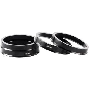 54.1 to 56.1 Black Hub Centric Rings (Pack of 4) Aluminium Alloy Wheel Center Rings Hubrings 56.1 to 54.1 ID=54.1mm OD=56.1mm