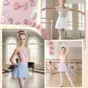 LessonZoo 3 Pack Girl's Ballet Skirts, 3-Color, 2-4 T