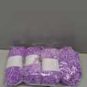 4 Skeins Soft Chunky Chenille Yarn, Plush Velvet Yarn for Hand Knitting and Crocheting, Fluffy Yarn for Crochet Blankets, Scarves, Hats43.5oz, 4131.2yds (Purple)