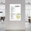 Epitaph Poem Poster by Merrit Malloy, When I Die, Poem on Death Canvas Painting Wall Art Poster for Bedroom Living Room Decor 12x18inch(30x45cm) Unframe-style