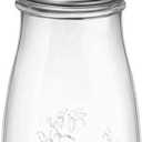 Bormioli Rocco Quattro Stagioni, 13.5 Oz Olive Oil Dispensers with Weighted Pourer, Durable Glass, Made in Italy