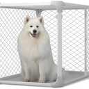 DIGGS Evolv Dog Crate - Slim, Durable Dog Kennel with Removable Ceiling Panel and Modular Design - Safe, Stylish, Convenient (Ash, Large)