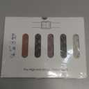 Flower Engraved Band for Samsung Galaxy Watch 7/6/5/4/FE 40mm 44mm/Galaxy Watch 6/4 classic Bands 47mm 43mm 46mm 42mm/Watch 5 pro 45mm Women,No Gap Silicone Cute Floral Strap Wristband Two-Tone Correa