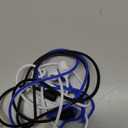 Magnetic Anti-Lost Straps for AirPods,Colorful Soft Silicone Sports Lanyard, Neck Rope Cord (Black/White/Gray/Blue)