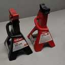 3 Ton Jack Stands (6,600 lbs) - Heavy Duty Car Jack Stand with Double Pin Locking, Adjustable 11.22"-16.54" Height, Extra Rubber Pads for Trucks, Garage, Home,DIY Use - 1 Pair Black