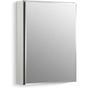 Kohler CB-CLC2026FS Frameless Bathroom Mirror Medicine Cabinet, Single Door, Rectangular Beveled Edge Frame, Bathroom Cabinet Mirror, Adjustable Shelves, 20 in. W x 26 in. H