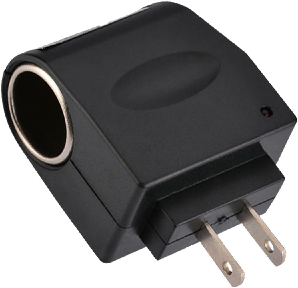 AC to DC Car Cigarette Lighter Socket Adapter Converter, DC 12V 500mA Vehicle Power Supply Transformer Wall Plug, Automotive Power Supply Transformer Vehicle Female Sockets for Car Electronics