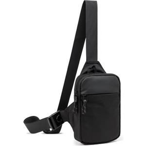 higouta Mini Sling Bag for Men Women, Small Crossbody Casual Utility Chest Phone Bag for Travel Workout