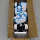 Honoson 7 Pcs Skateboard for Toddlers Beginners Knee Elbow Pads Wrist Guards Gear Set (Age 2-5 Kids 17 x 5'')