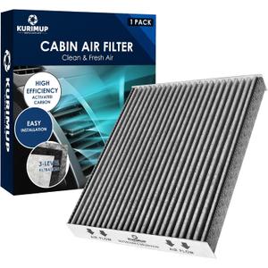 Cabin Air Filter,Replacement for CP134 (CF10134), Premium Cabin filter with Activated Carbon, Fit for Honda Accord/Civic/Odyssey/CR-V and Acura MDX/TSX/TLX/RDX/Ridgeline (1 pack)