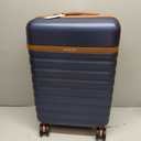 UKEIN Luggage Sets 3 Piece, Carry On Luggage 20In With Spinner Wheels,PC Hardside Suitcase Set with TSA Lock,Durable Carry On Suitcase With Travel Backpack for Men (Blue, 3 piece set (20inch))