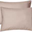 EXQ Home Toddler Pillowcases 13x18 Travel Pillow Case Set of 2, Small Pillow Case Fits Baby Pillow Sized 12x16, 13x18, Kids Pillowcases 2 Pack Machine Washable with Envelope Closure (Burlwood）