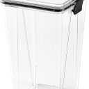 ORUWVWURO Food Storage Containers 4pack Plastic BPA Free shatterproof Freezeable Dishwasher Washable Environmentally Friendly and Recyclable Sealed Storage Containers Food Storage