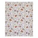 NoJo Harry Potter Magical Moments Grey and White Super Soft Baby Blanket