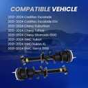 Pair Front w/Magnetic Strut Shock Assembly Fit for 2021-2024 Cadillac Escalade ESV, Fit for Chevy Silverado 1500 Tahoe Suburban, Fit for GMC Sierra 1500 Yukon XL Replace 85640957 84828331