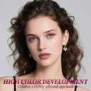 5 x Shadow Liner 2in 1 Eyeliner Eyeshadow,Shadow Liner Duo Plum,2-in-1 Eye Makeup Eyeliner +Eyeshadow,Waterproof,Smooth,Easy to Color(Champagne+Purple)