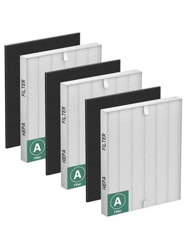 115115 Filter A Replacement Compatible with Winix PlasmaWave Air Purifier C535 5300 5300-2 6300 6300-2 5000 9000 C909 AM90,3 Pc H13 True Size 21 Filters and 3 Pc Carbon Pre-filters，By Improvedhand