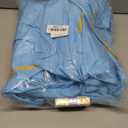 Elcoho 55 x 55 Inch Extra Large Inflatable Game Table with Waterproof Playing Cards Floating Pool Table Drink Holder Inflatable Ice Serving Tray Buffet Bar for Pool Summer Party, Light Blue