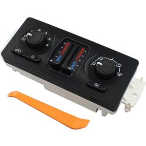 Manual Temperature Climate Heater HVAC A/C Control Module Unit Assembly for Cadillac Escalade ESV EXT, Chevrolet Silverado 1500 2500 3500, GMC Sierra 1500 2500 3500 HD Yukon