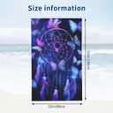 Butterfly Dreamcatcher Beach Towel 31inx51in, Night Sand-Free Microfiber Bath Towel Ultra Soft Quick Dry Pool Towel Absorbent Towel Lightweight Towel for Swimming Bathroom Decor
