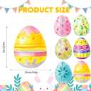 30 Pcs Easter Disposable Placemats Round Cartoon Placemats The Perfect Choice for Holiday, Party, Home Kitchen, and Table Decorations (Style 1)