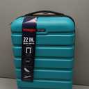 Wrangler Hardside Spinner Carry-On Luggage, Teal, 22-Inch