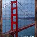 BESCRCL 19.7x27.6 Picture Frame Brown, Poster Frames Wall Hanging, Display Pictures 19.7 x 27.6 without Mat, 1 Pack