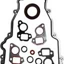 Front Cover Timing Cover Gasket Set Compatible With Replacement For GM LS LS1 LS2 LS3 Vortec 4.8 5.3 5.7 6.0 6.2L