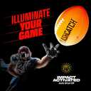 Light Up Football - Glow in the Dark Ball - NO 6 - Boys Gifts - Outdoor Sports, Birthday Gifts for Boys 8-15+ Year Old - Kids Teenage Youth Gift Ideas - Boy Toys Stuff Ages 8 9 10 11 12 13 14 15 (Original)