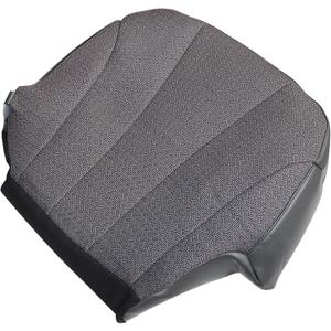NLQR Front Driver Side Bottom Replacement Seat Cover Cloth Dark Gray Compatible with Chevy Silverado GMC Sierra 1999 2000 2001 2002