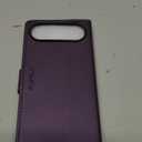 Wallet Case for iPhone 17 Air with Credit Card Holder,PU Leather Folio Flip Kickstand Protective Shockproof Cover for Apple 17Air Phone Case (Purple, for iPhone 17 Air - 6.5'')